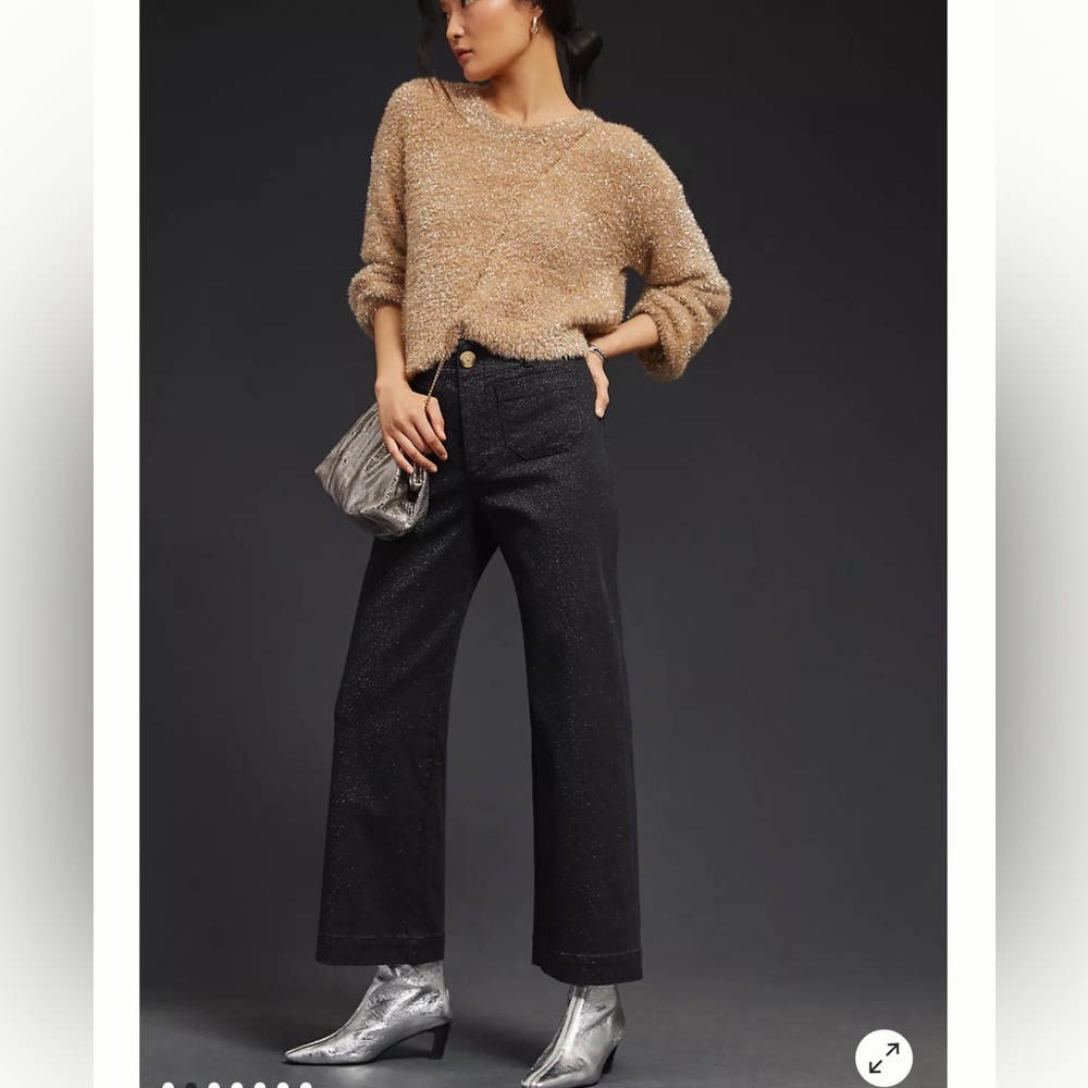 Maeve Collette Sparkle stretch trouser
